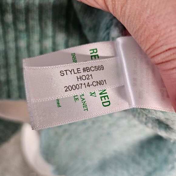 J.Crew Mint‎ Green Textured Knit Sweater Balloon Sleeve Cozy Pullover Size S - Picture 7 of 7